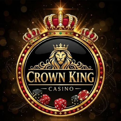 Banner promoting the CrownKing Casino mobile app for Android and iOS